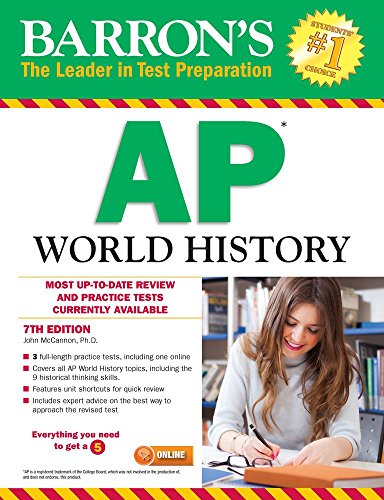 Book Cover Barron's AP World History, 7th Edition