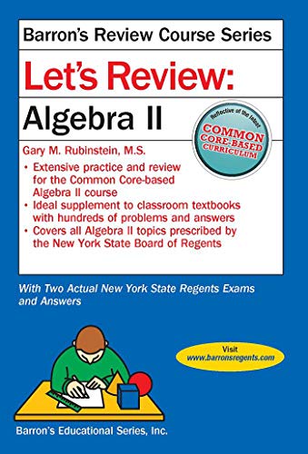 Book Cover Let's Review Algebra II (Let's Review Series)