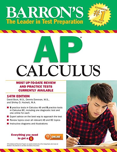 Book Cover Barron's AP Calculus, 14th Edition