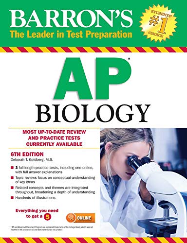 Book Cover Barron's AP Biology, 6th Edition