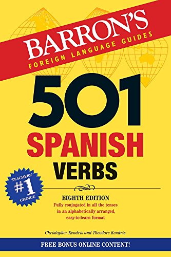 Book Cover 501 Spanish Verbs (501 Verb Series)