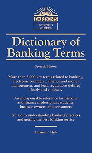 Book Cover Dictionary of Banking Terms (Barron's Business Dictionaries)