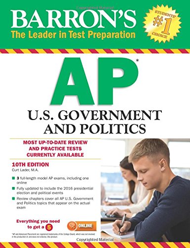 Book Cover AP U.S. Government and Politics (Barron's Ap U.S. Government and Politics)
