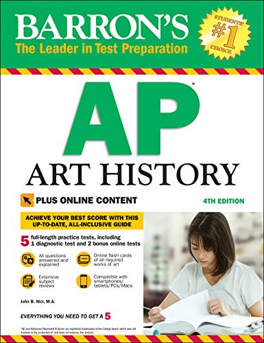 Book Cover Barron's AP Art History, 4th Edition: With Bonus Online Tests