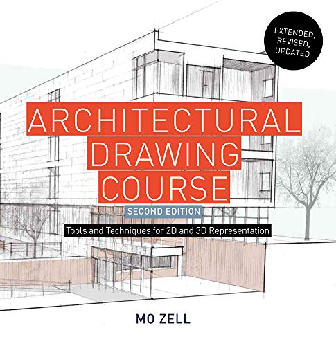 Book Cover Architectural Drawing Course: Tools and Techniques for 2-D and 3-D Representation