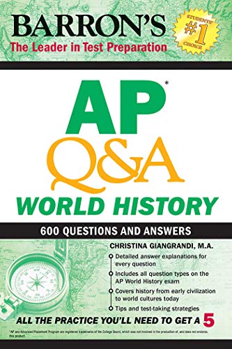 Book Cover AP Q&A World History: With 600 Questions and Answers