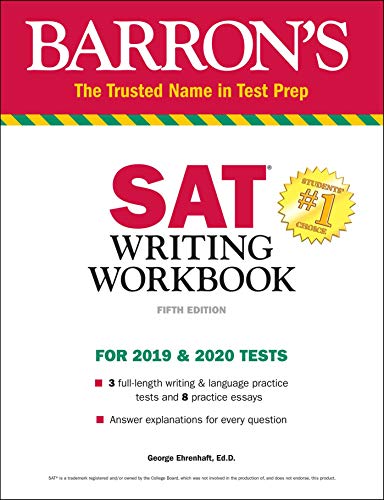 Book Cover SAT Writing Workbook (Barron's Test Prep)