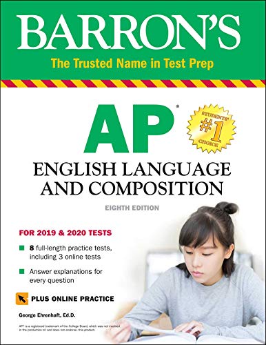Book Cover AP English Language and Composition: With Online Tests (Barron's Test Prep)