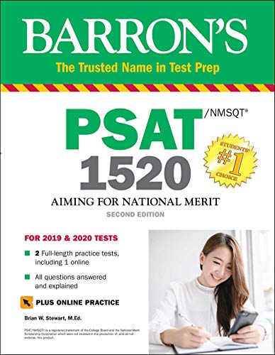 Book Cover PSAT/NMSQT 1520 with Online Test (Barron's Test Prep)