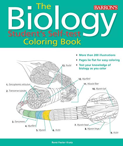 Book Cover Biology Student's Self-Test Coloring Book