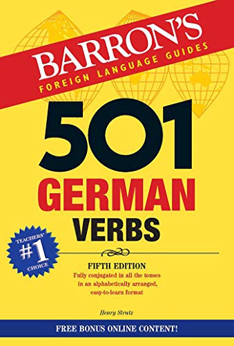Book Cover 501 German Verbs (Barron's 501 Verbs)