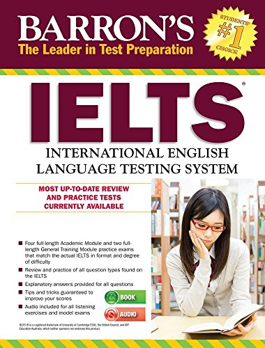 Book Cover Barron's IELTS with MP3 CD, 4th Edition