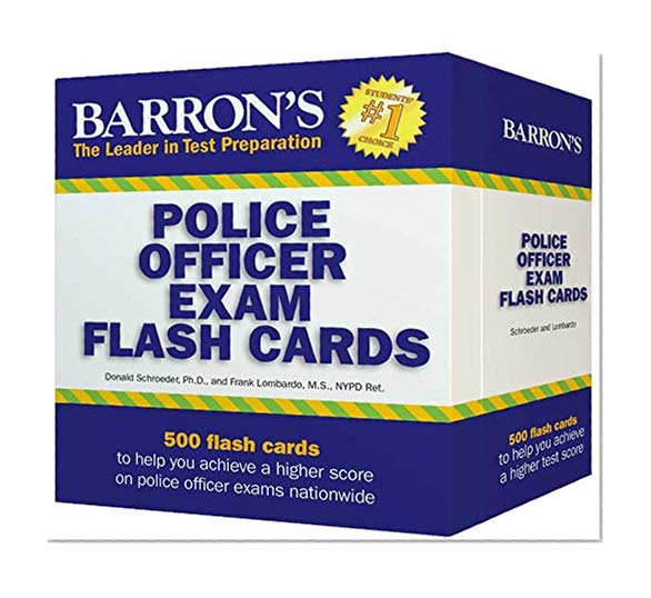 Book Cover Barron's Police Officer Exam Flash Cards