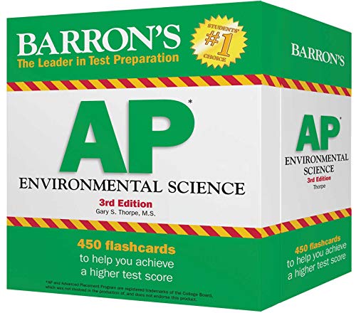 Book Cover AP Environmental Science Flash Cards (Barron's Test Prep)