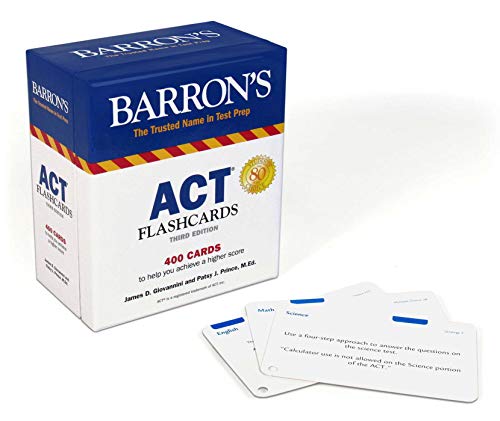 Book Cover ACT Flashcards (Barron's Test Prep)
