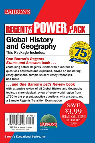 Book Cover Global History and Geography Power Pack (Regents Power Packs)