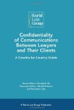 Confidentiality of Communications Between Lawyers and Their Clients