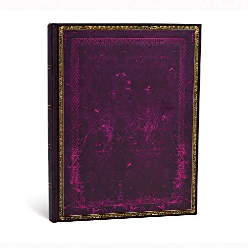 Paperblanks Old Leather Ruled Ultra Notebook - Cordovan (Old Leather Classics), Purple