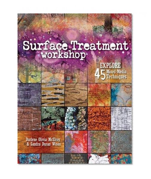 Book Cover Surface Treatment Workshop: Explore 45 Mixed-Media Techniques