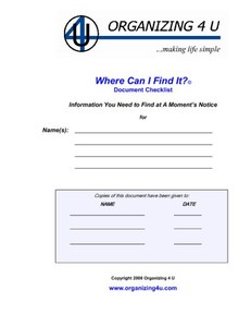 Where Can I Find It?(C): Information You Need To Find At A Moment's Notice