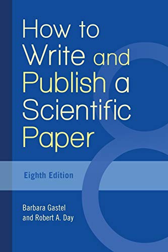Book Cover How to Write and Publish a Scientific Paper