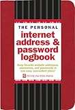 The Personal Internet Address & Password Logbook (Removable cover band for security)