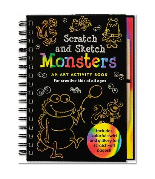 Book Cover Monsters Scratch and Sketch: An Art Activity Book for Creative Kids of All Ages