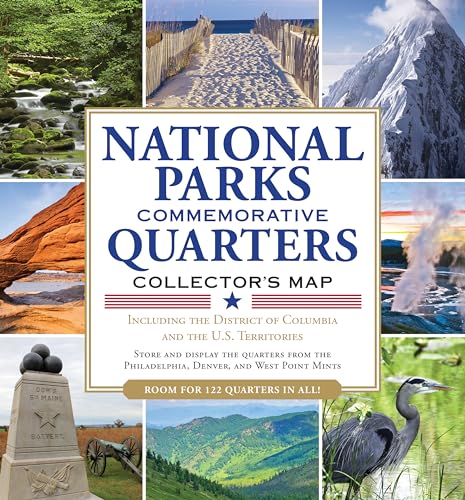 Book Cover National Parks Commemorative Quarters Collector's Map 2010-2021 (includes both mints!)