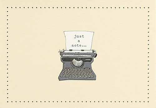 Book Cover Typewriter Note Cards (Stationery, Boxed Cards)