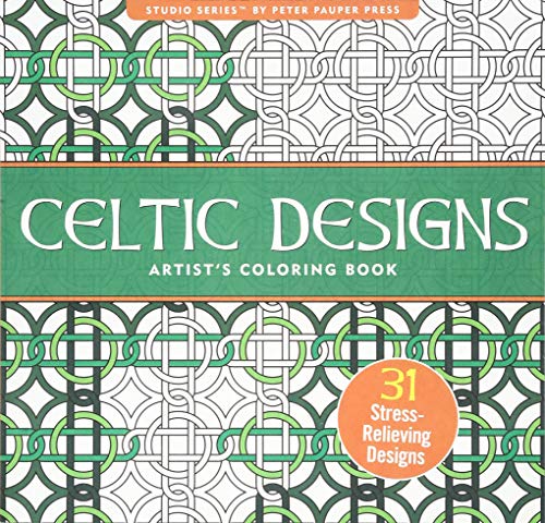 Book Cover Celtic Designs Adult Coloring Book (31 stress-relieving designs) (Studio)