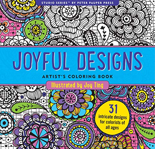 Book Cover Joyful Designs Adult Coloring Book (31 stress-relieving designs) (Studio)