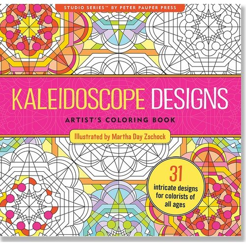 Book Cover Kaleidoscope Designs Adult Coloring Book (31 stress-relieving designs) (Studio)