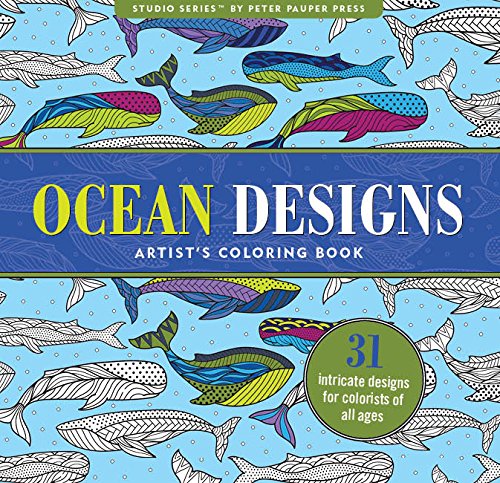 Book Cover Ocean Designs Adult Coloring Book (31 stress-relieving designs) (Studio)