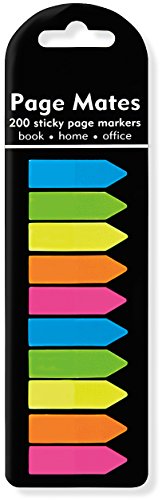 Book Cover Neon Arrows Page Mates (Set of 200 Sticky Notes)