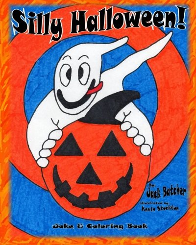 Book Cover Silly Halloween!: Joke & Coloring Book