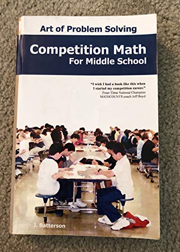 Book Cover Competition Math for Middle School