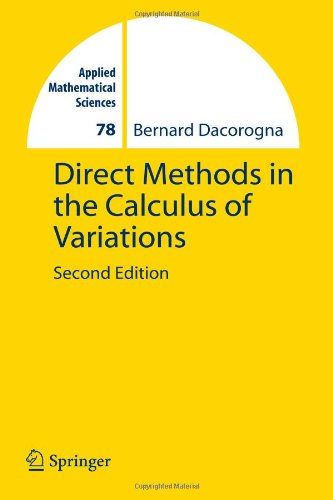 Direct Methods in the Calculus of Variations (Applied Mathematical Sciences)