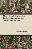 Motor Vehicle Engineering; Engines (for Automobiles, Trucks, And Tractors)