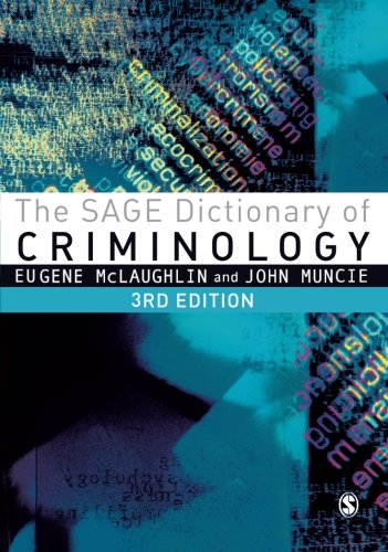 Book Cover The SAGE Dictionary of Criminology