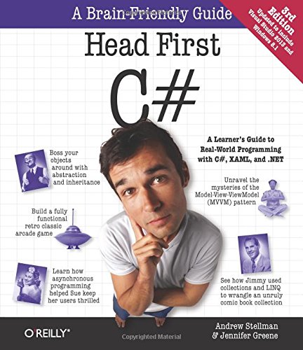 Book Cover Head First C#: A Learner's Guide to Real-World Programming with C#, XAML, and .NET