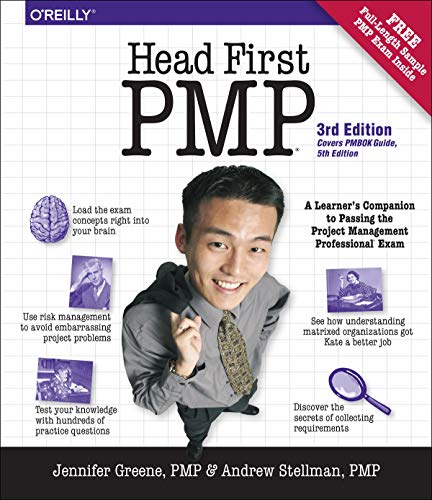Book Cover Head First PMP: A Learner's Companion to Passing the Project Management Professional Exam
