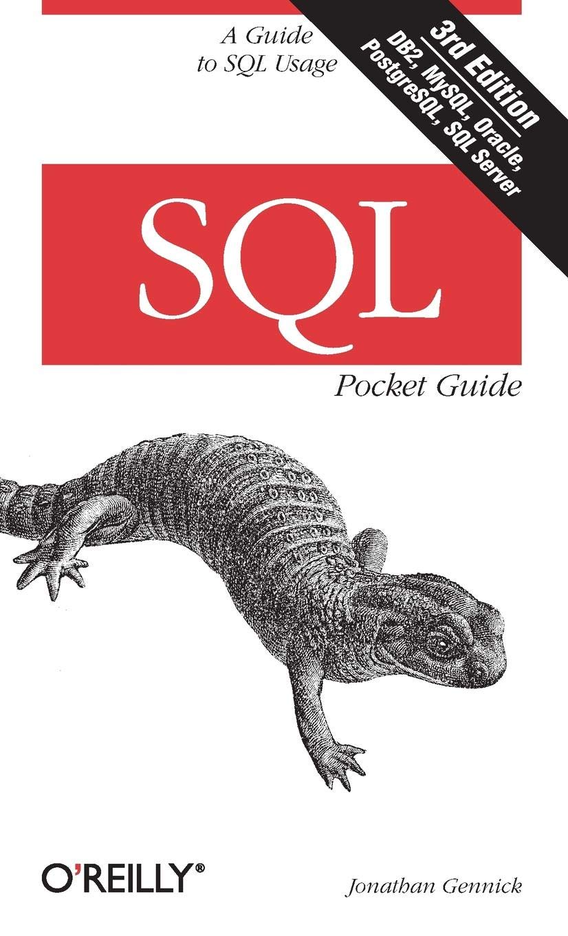 Book Cover SQL Pocket Guide: A Guide to SQL Usage
