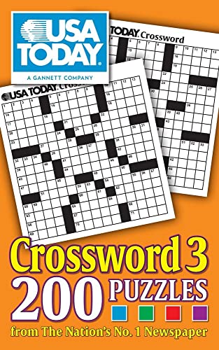 Book Cover USA TODAY Crossword 3: 200 Puzzles from The Nation's No. 1 Newspaper (Volume 21) (USA Today Puzzles)