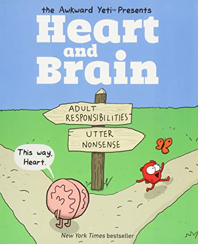 Book Cover Heart and Brain: An Awkward Yeti Collection (Volume 1)