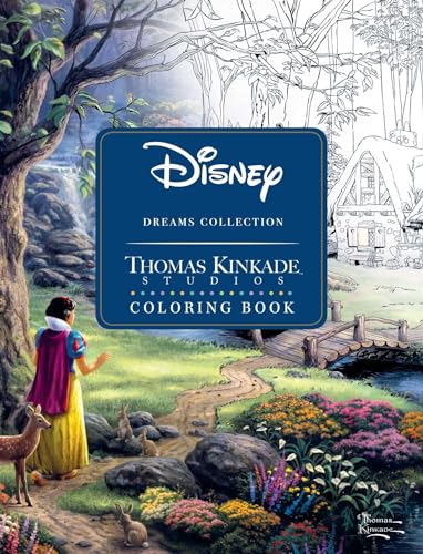 Book Cover Disney Dreams Collection Thomas Kinkade Studios Coloring Book