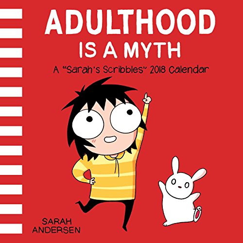 Book Cover Sarah's Scribbles 2018 Wall Calendar: Adulthood is a Myth