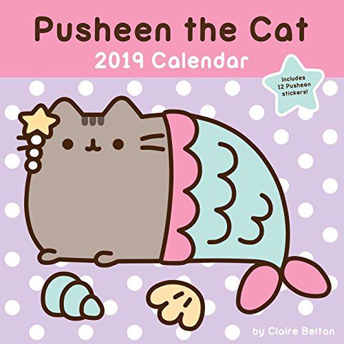 Book Cover Pusheen the Cat 2019 Wall Calendar