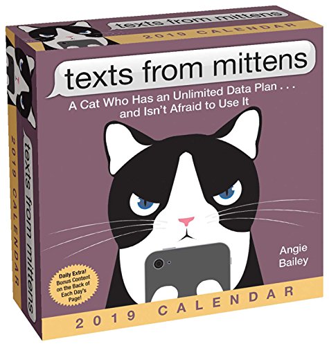 Book Cover Texts from Mittens the Cat 2019 Day-to-Day Calendar