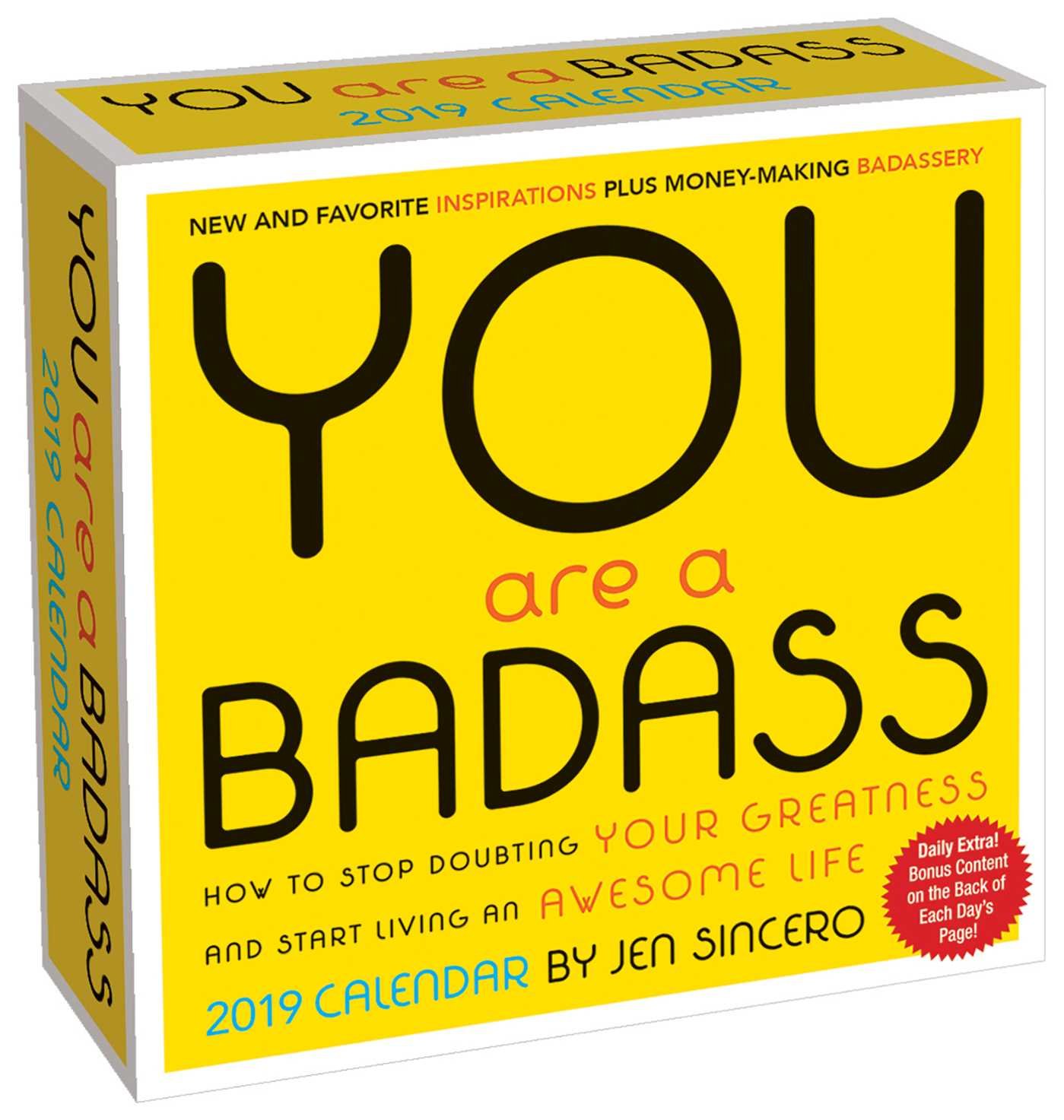 Book Cover You Are a Badass 2019 Day-to-Day Calendar