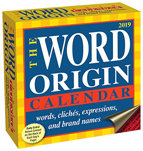 Book Cover Word Origin 2019 Day-to-Day Calendar